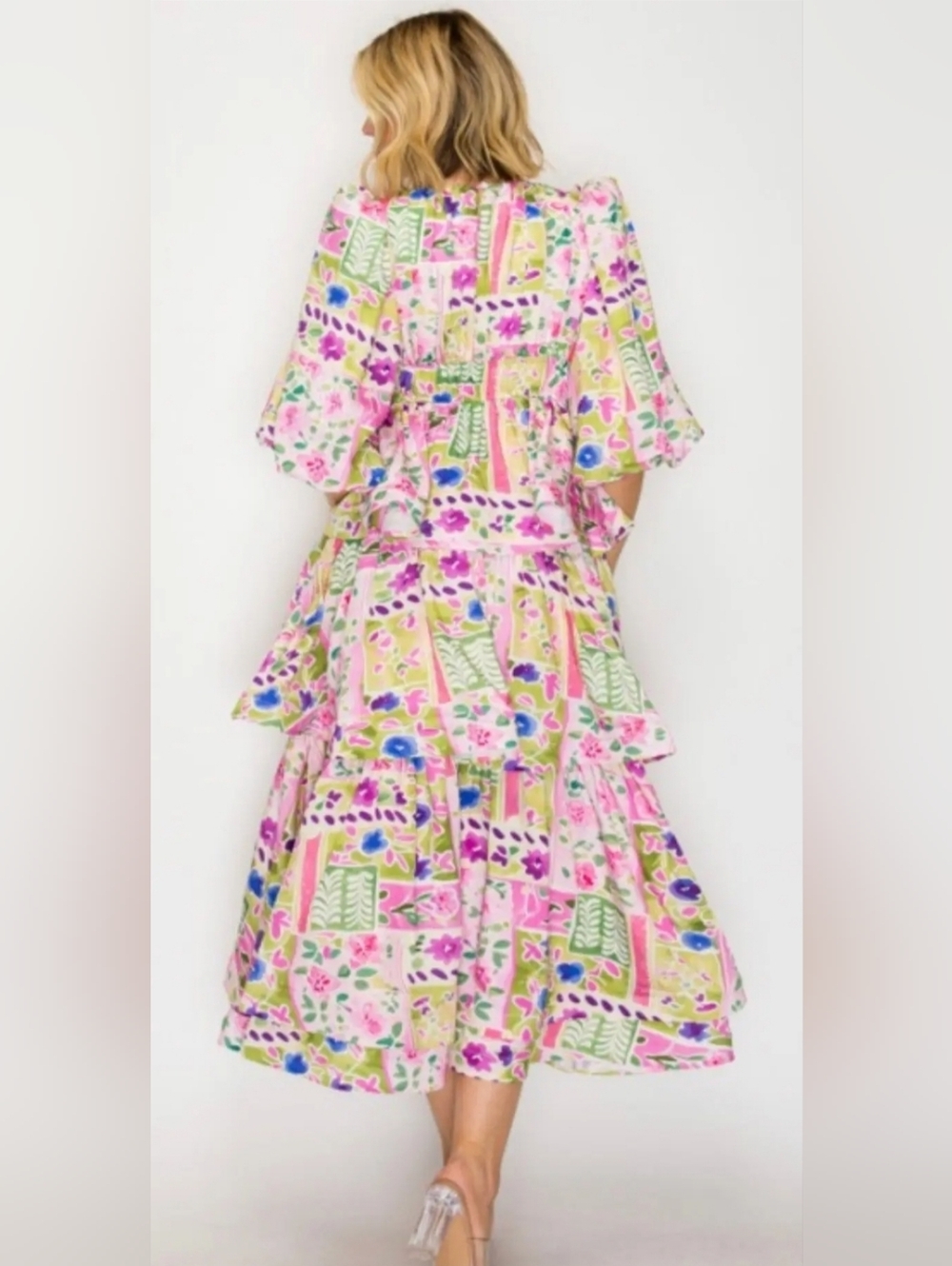The Moxie Floral Faith Dress NWT XL-3X - Picture 3 of 4